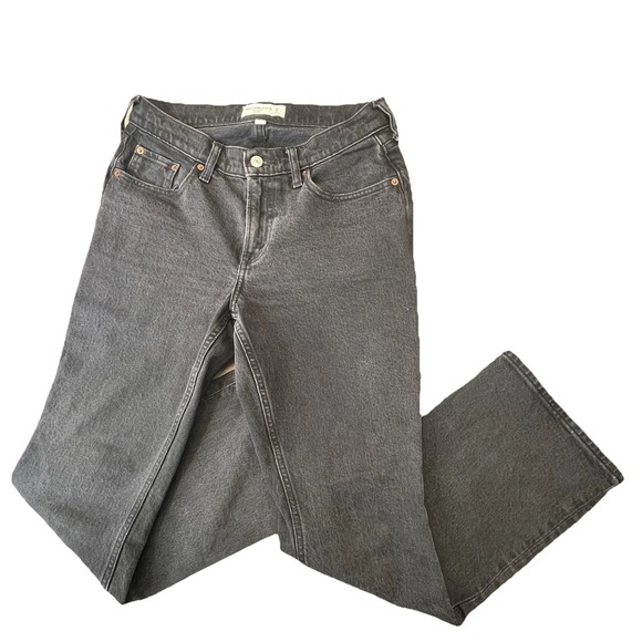 Abercrombie & Fitch Denim - Abercrombie & Fitch Women's 26/2 The Boot Low Rise Black Curve Love